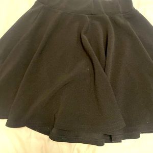 Egirl black high wasted pleated mini skirt